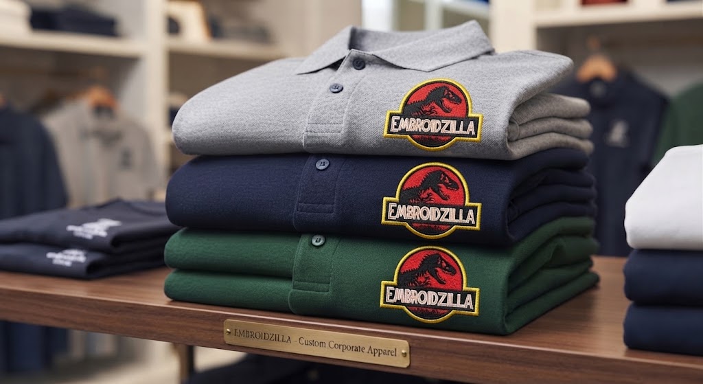 Custom corporate polos